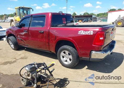 2025 Ram 1500 Big Horn/Lone Star из США, поврежденный, VIN 1C6RRFFG4SN511356